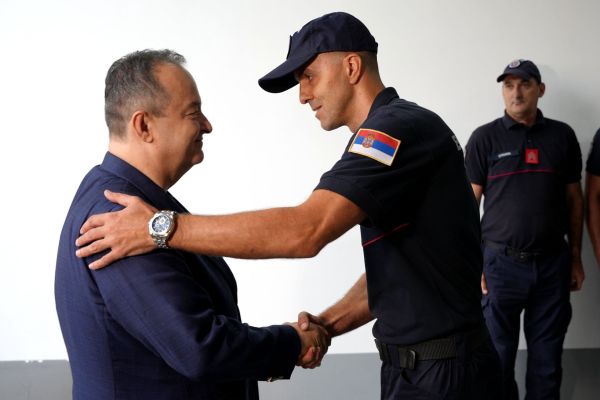 Dačić u Osečini: Sektor za vanredne situacije od početka godine intervenisao 30.000 puta