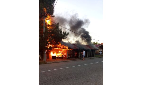 Izgoreo restoran „Cerska bitka“