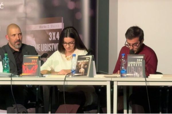 Marko Stojnić predstavio trilogiju "3x4" u Domu omladine Beograda