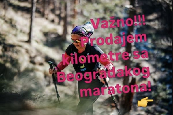 Dr Jelena Đenadić prodaje kilometre koje će istrčati na Beogradskom maratonu za obolele od multiple skleroze