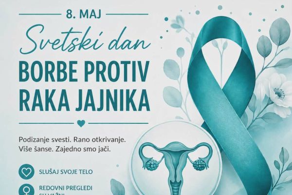 8. maj- Svetski dan borbe protiv raka jajnika